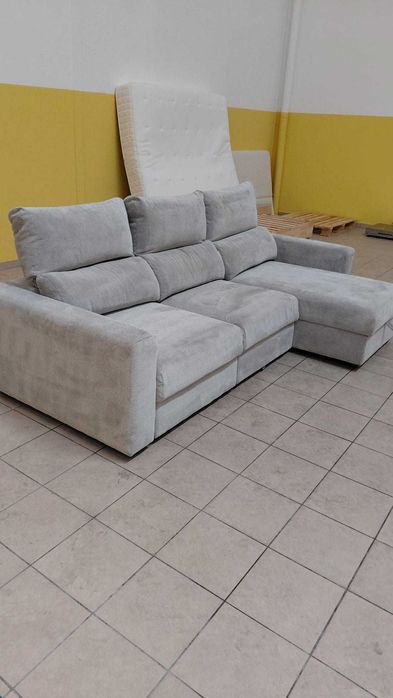 Sofá Chaise Longue 270x160 Cinzento com Arrumação | Excelente Estado