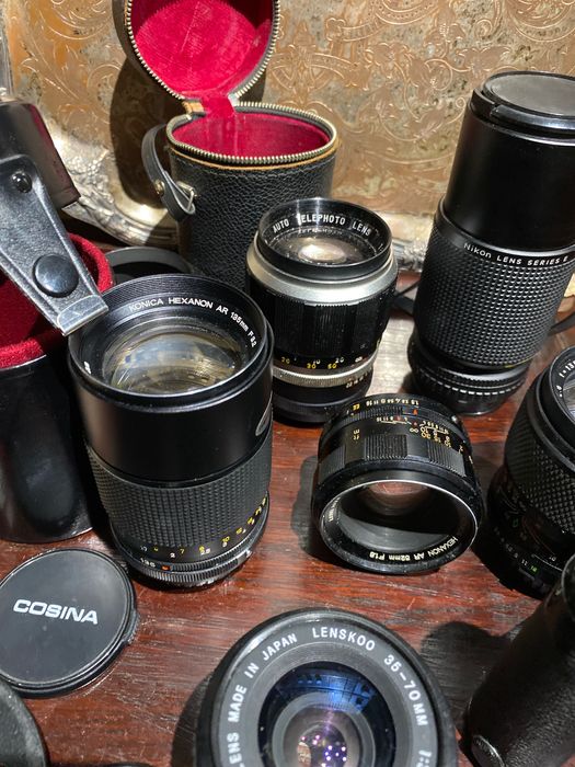 Objetivas fotográficas Lenskoo Nikon konica Nagel Sun