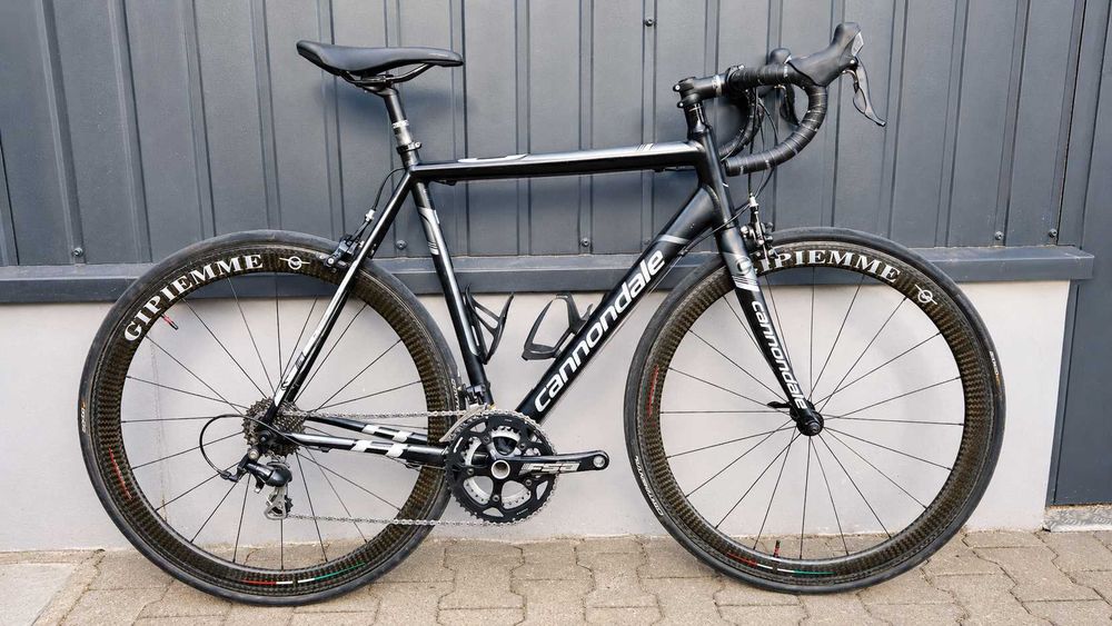 Rower szosowy Cannondale Caad 8 r.56 + koła karbonowe Gripiemme 47mm