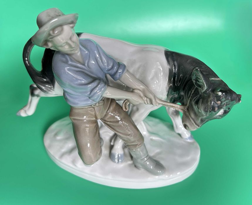 Figurka porcelanowa: „Młodzieńczy upór ” GRÄFENTHAL piękna