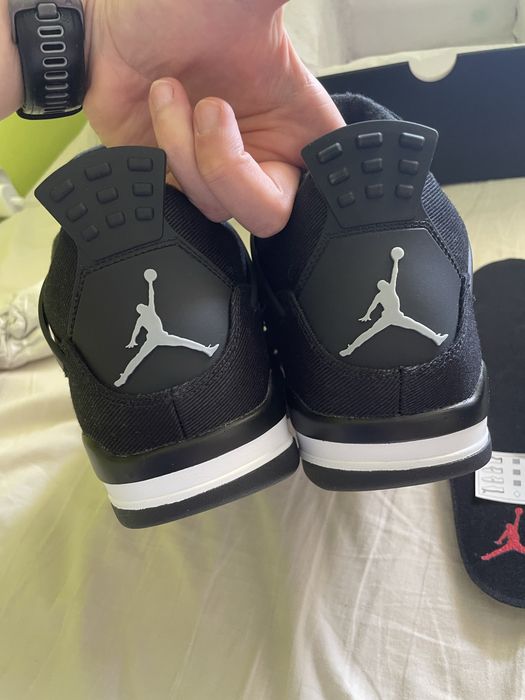 Air Jordan 4 retro „black canavas” rozmiar 44,5