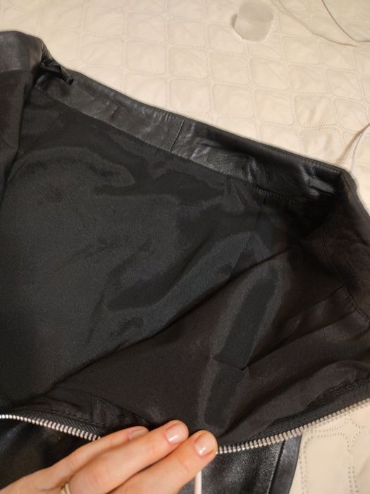 Юбка-карандаш  из натуральной кожи