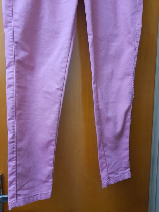 Calças algodão rosa e tamanho 42 - Semi-novas / ÚLTIMOS DIAS