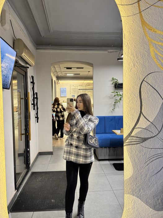 Піджак zara твідовий