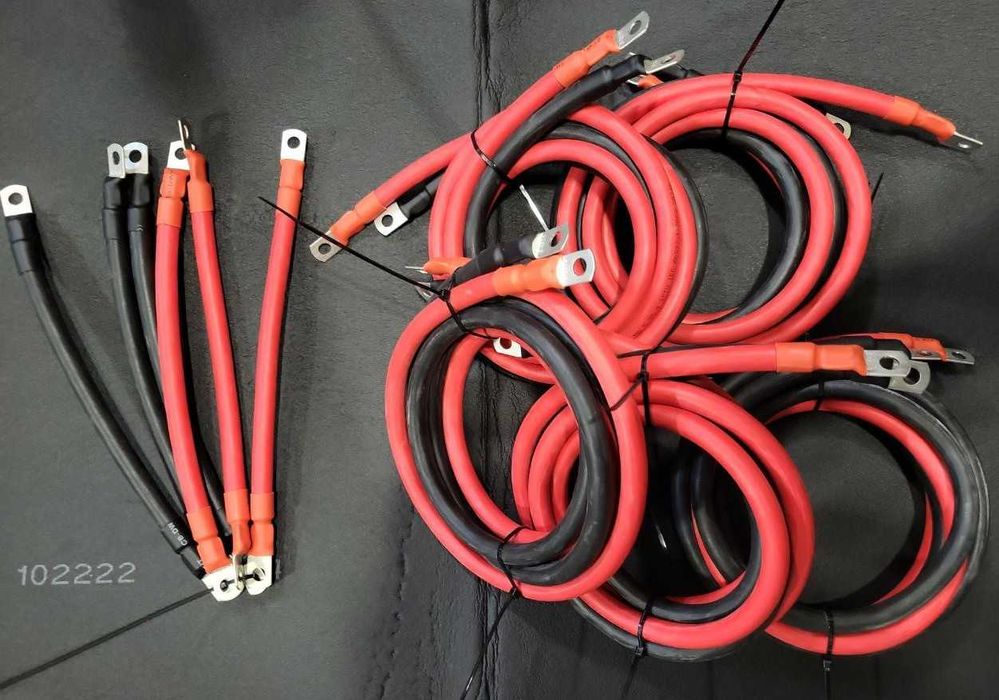 Кабель для подключения инвертора к аккумулятору 16, 25, 35, 50кв.мм.