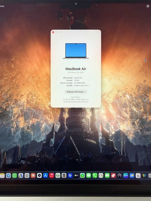 Apple Macbook Air 15 M3 16Gb 256GB