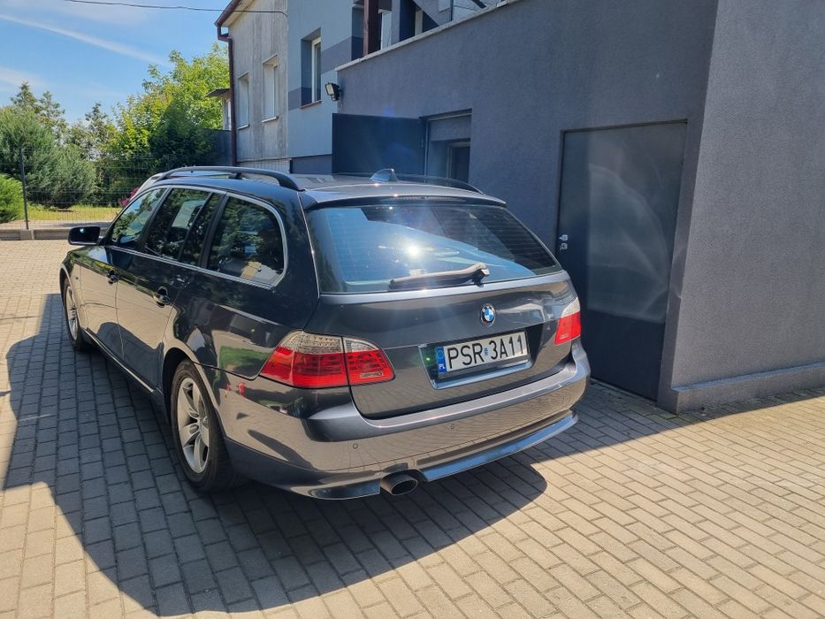 BMW 5 E61 2.0 lift 520d m47 manual doinwestowane bdb stan .