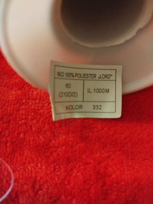 Czarne mocne nici, lord, 1000 metrów.