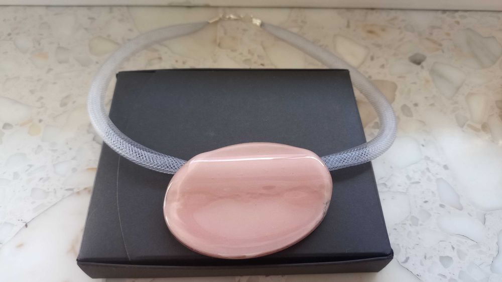 Naszyjnik. Biżuteria artystyczna. Szkło weneckie.