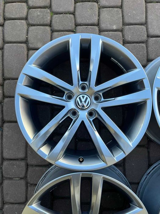 Oryginalne alufelgi Vw 5x112 18 cal Golf 5 6 7 GTI GTD R-Line Salvador