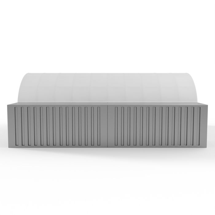 Zadaszenie kontenerowe 6x12m PVC 750g/m2 wiata, magazyn, hala