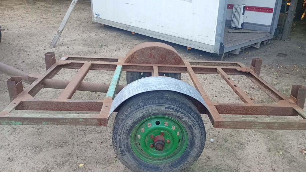 Rama przyczepy rolniczej jednoosiowej