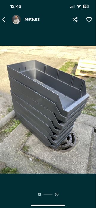 Pojemnik magazynowy 5 szt