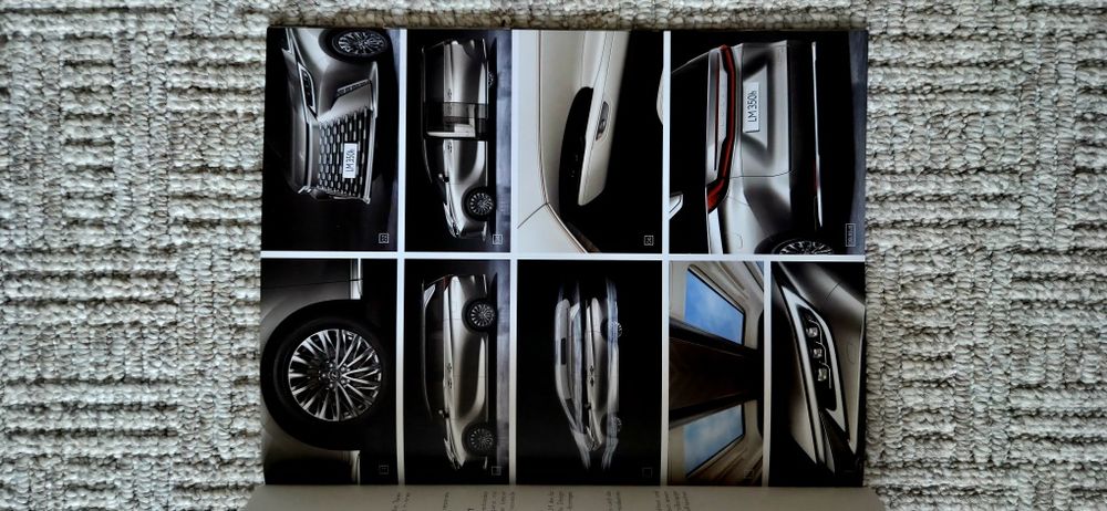 Prospekt Lexus LM 350H AWD na innej BMW 7, 8 , AMG !