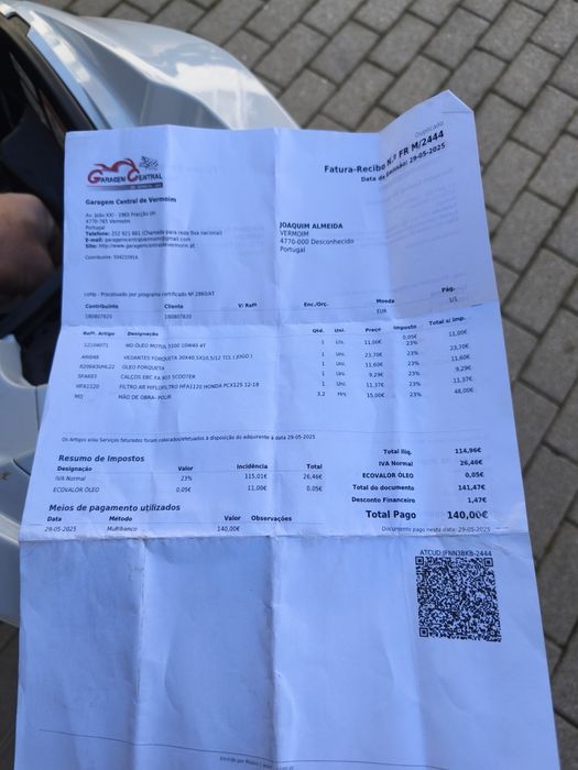 Vendo honda pcx 2016