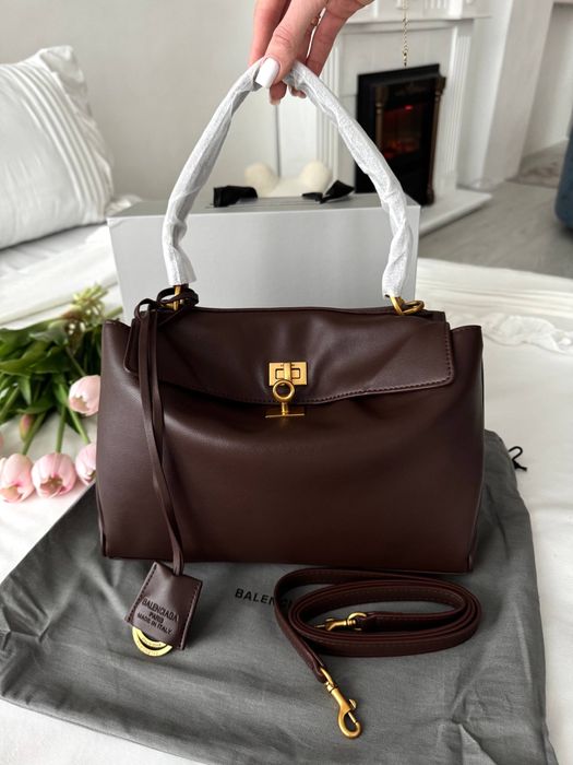 Torba Balenciaga Rodeo chocolate