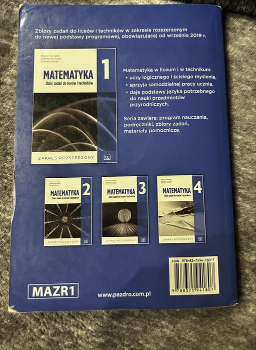 Matematyka zbiór zadań 1 Poziom Rozszerzony