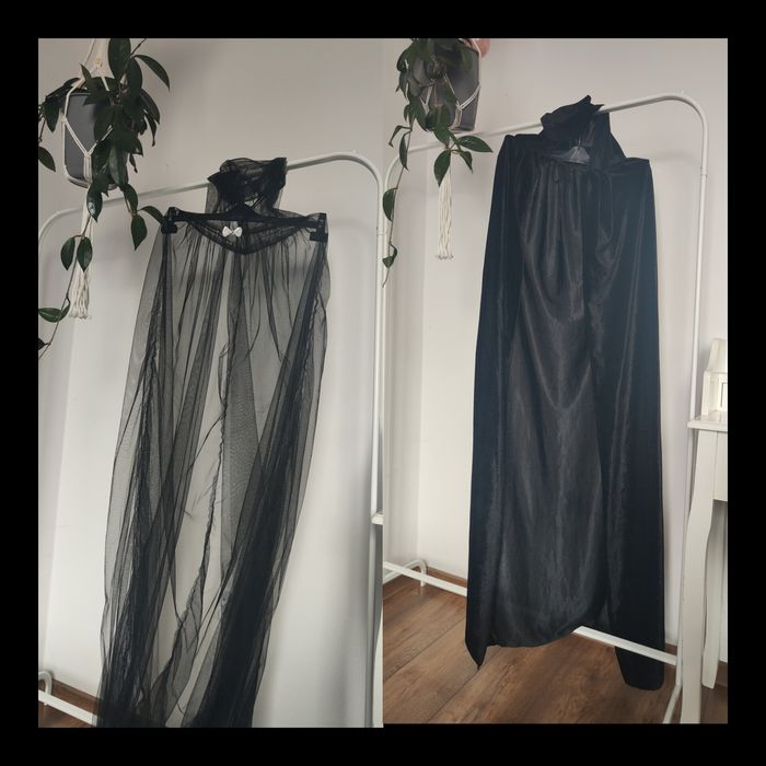 Peleryny zestaw fantasy cosplay welurowa przebranie