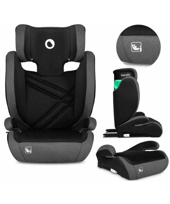 Fotelik Samochodowy Lionelo HUGO I-SIZE 100-150cm ISOFIX 15-36kg