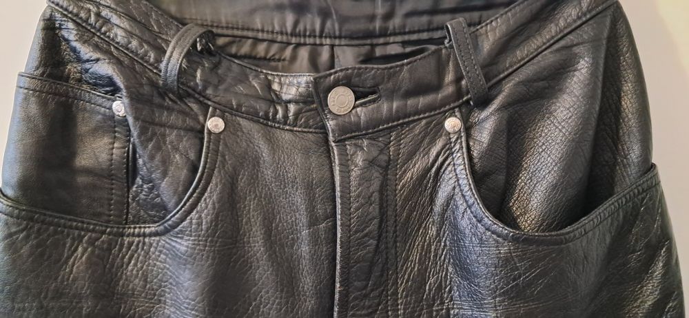 Spodnie skórzane  rozm 36