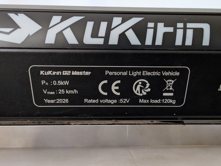 Kukirin g2 master 2026 52v stan bdb
