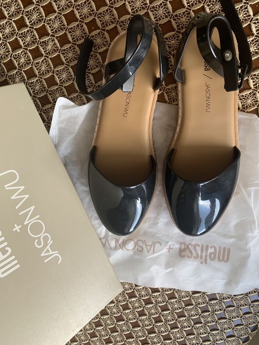 Espadryle Melissa - czarne 38/39 - NOWE