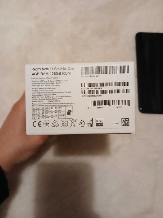 Redmi Note 11 Graphite Gray 4GB RAM 128GB ROM