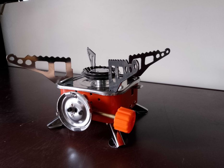 Kuchenka Turystyczna Mini Gazowa Na Kartusz Palnik Polowa 2xgaz tanio