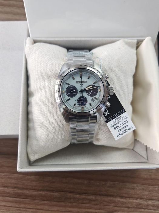 Seiko Solar "Panda" Cronógrafo SBDL129 (SSC965) SPEEDTIMER (39 mm)