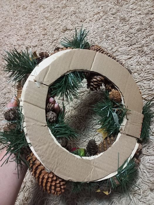 Вінок новорічний/ різдвяний на двері