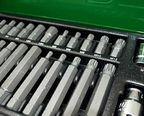 Набор бит набір біт 40шт 3/8", 1/2" 10мм Hex, Spline, Torx Топтул