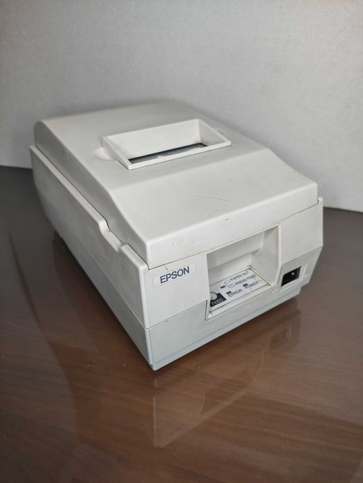 Impressora MATRICIAL Epson TM-U200PD + Scanner + 10 Rolos + Cabos
