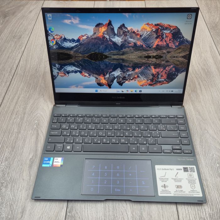 13" 2в1 ASUS ZenBook Flip 13 /I5-1135G7 /SSD-512gb /RAM-8gb / АКБ-100%
