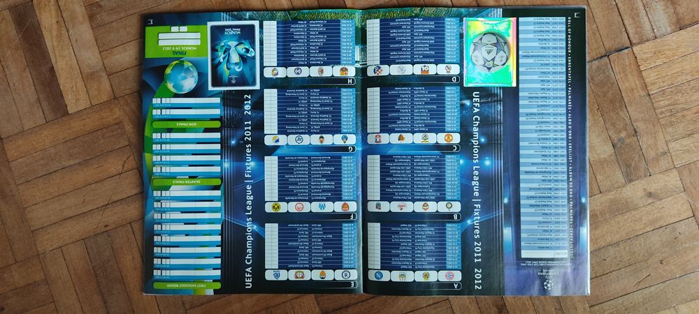 Caderneta Completa Champions 11/12