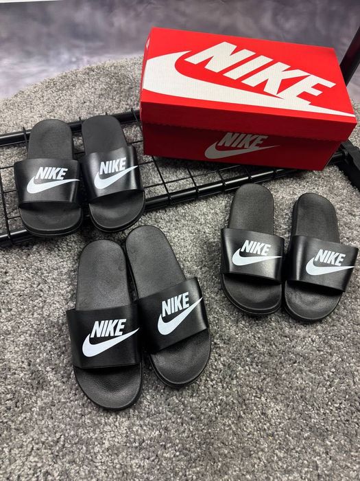 Шлепки Nike Victori logo swoosh шльопки лапті тапочки найк 40-45