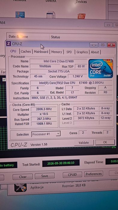 ASUS P5K-E WiFi + E7400 + 4GB DDR2 + chłodzenie wieżowe nr 0690