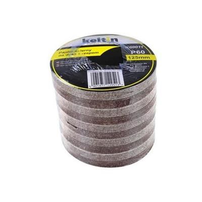 Papier ścierny na dysk z rzepem 125mm P60 100szt
