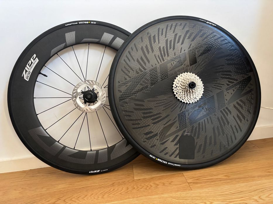 ZIPP wheelset Shimano: super-9 + 808 ready to race