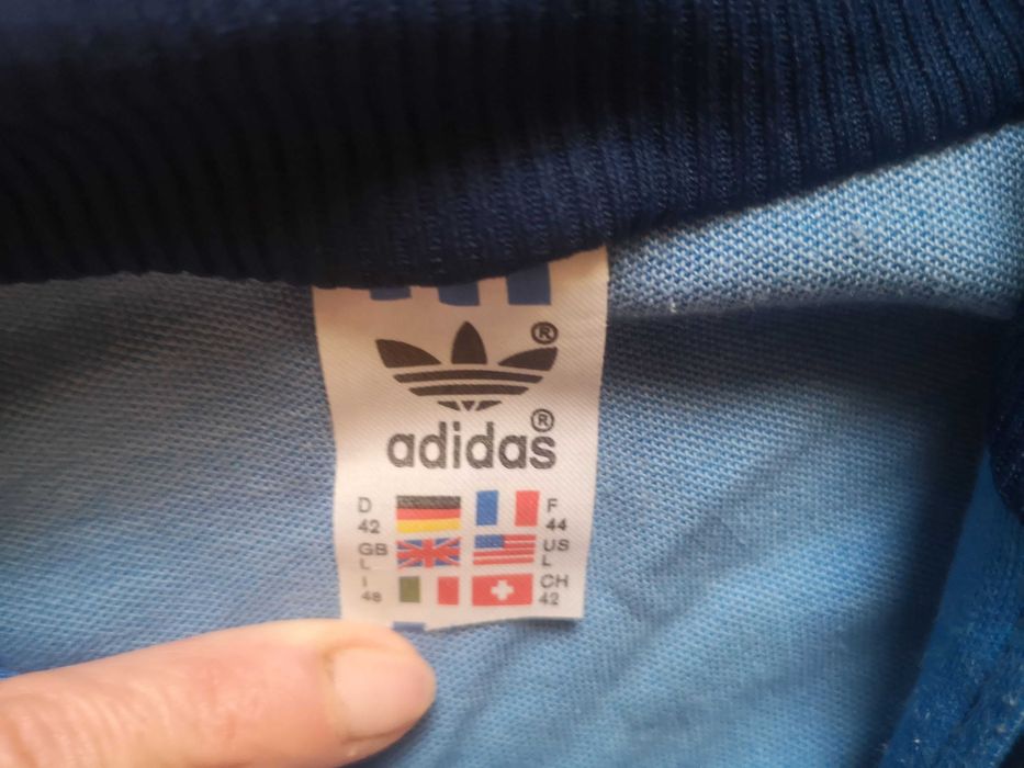 Niebieska bluza Adidas Originals