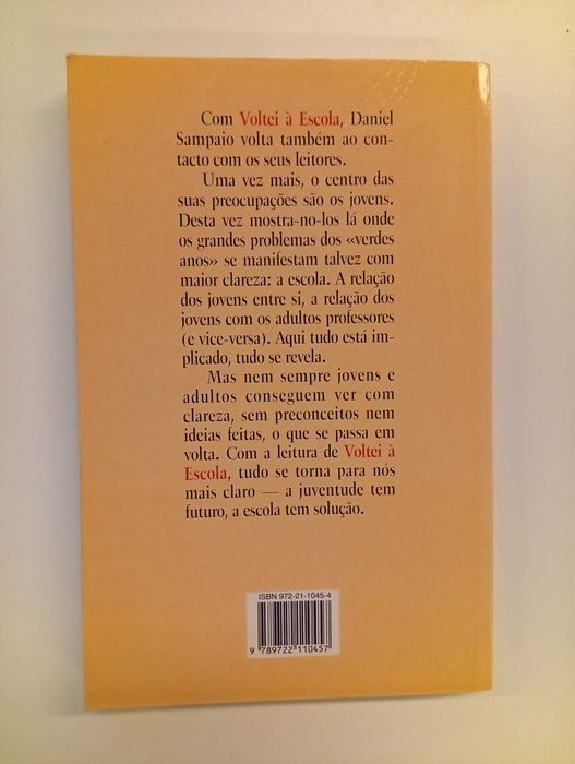 Voltei à escola - Daniel Sampaio