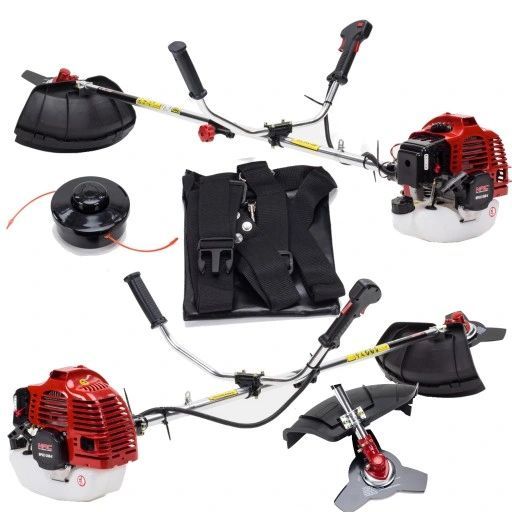 kosa spalinowa nac 51,7 cm3 2 km 42 cm uchwyt rowerowy tarcza + głowica 2w1