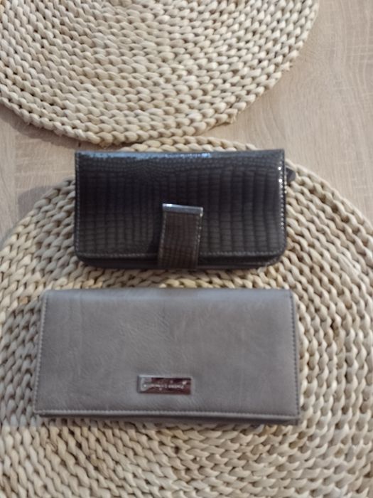 2 szt portfeli damskich stan bardzo dobry