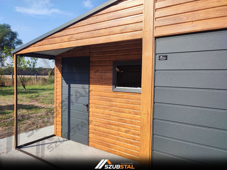 Garaż blaszany 6x5 6x5,80 6x6 PRODUCENT seria Premium Line