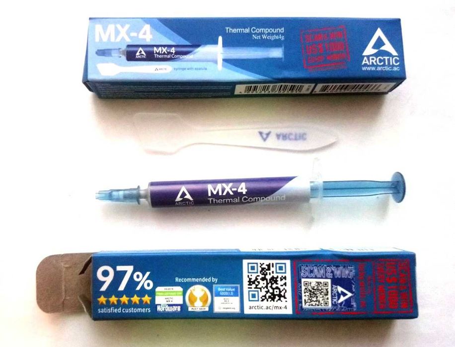 Термопаста GD-2(7.5W) та Arctic MX-4 MX4(8.5W)  оригінал 3г 4г 7г g
