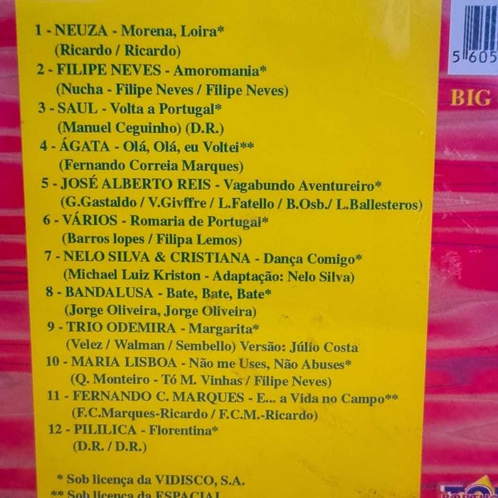 CD Top Portugal – Romarias Portuguesas (Vários Artistas, 1996)–Lacrado