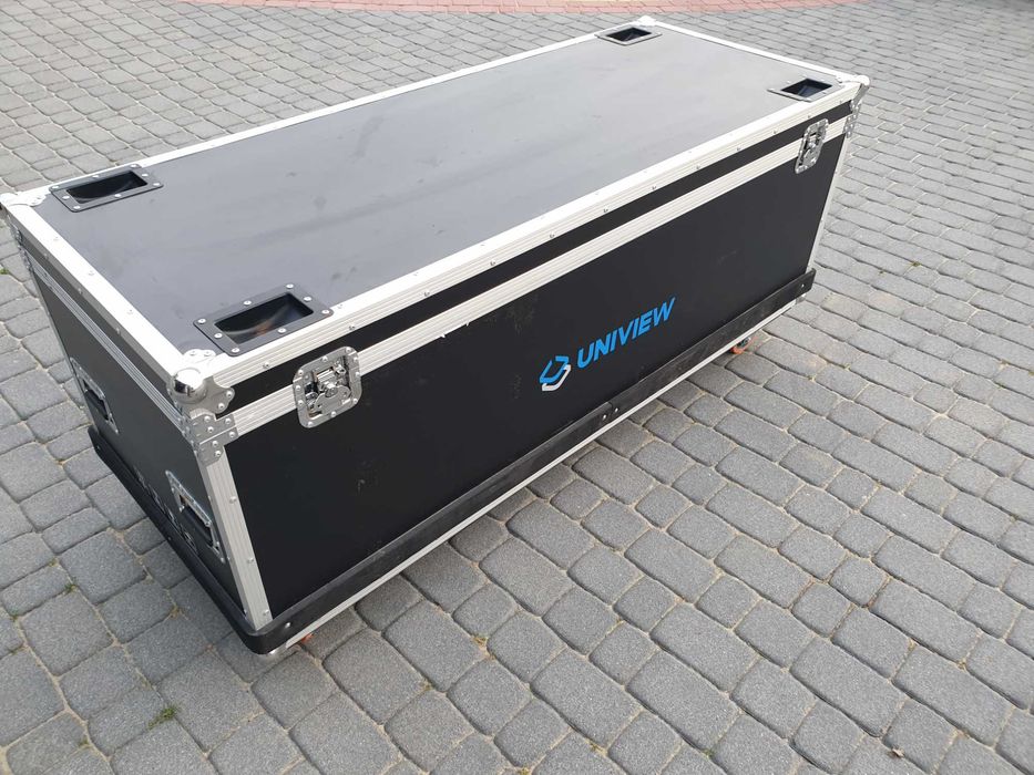 Case duża skrzynia transportowa na oświetlenie kable instrumenty