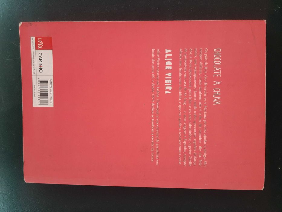 Livro infantil - Chocolate à chuva