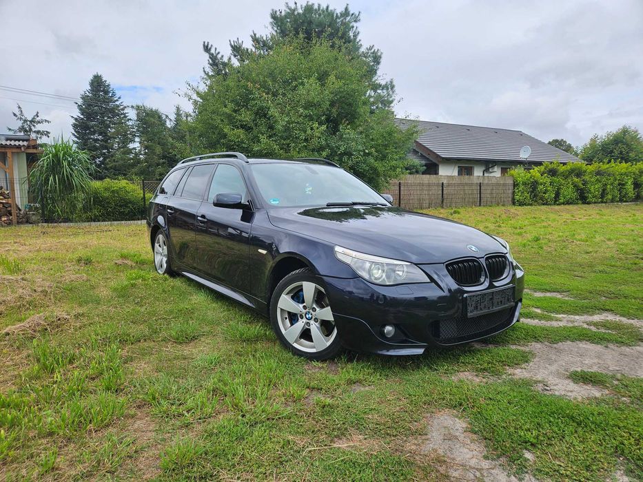 Bmw e61 530xd 231km m-pakiet cic bi xenon skretny carbonschwarz CZESCI