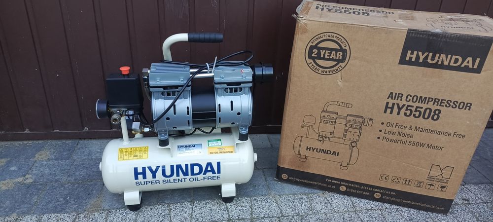 Kompresor bezolejowy Hyundai hy5508 Galew • OLX.pl