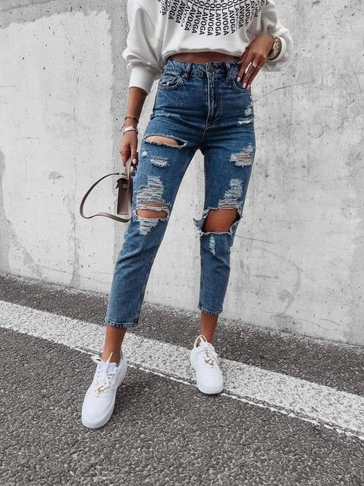 Spodnie damskie Olavoga Garo XS S M L niebieskie czarne